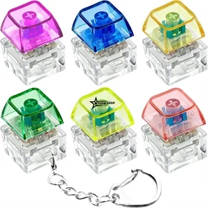 Light Up Keycap Fidget Keychain