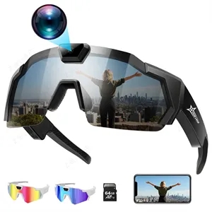 Camera Sports Sunglasses for Cycling Video Recording