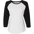 LAT Ladies'' Baseball T-Shirt | https://www.bestnamebadges.com