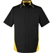 Harriton Men's Flash IL Colorblock Short Sleeve Shirt | https://www.bestnamebadges.com