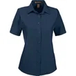 Harriton Ladies' Key West Short-Sleeve Performance Staff ... | https://www.bestnamebadges.com
