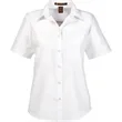 Harriton Ladies' Key West Short-Sleeve Performance Staff ... | https://www.bestnamebadges.com