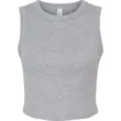 Bella + Canvas Ladies' Micro Rib Muscle Crop Tank | https://www.bestnamebadges.com