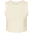 Bella + Canvas Ladies' Micro Rib Muscle Crop Tank | https://www.bestnamebadges.com
