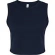 Bella + Canvas Ladies' Micro Rib Muscle Crop Tank | https://www.bestnamebadges.com