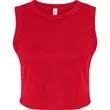 Bella + Canvas Ladies' Micro Rib Muscle Crop Tank | https://www.bestnamebadges.com