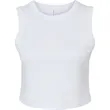 Bella + Canvas Ladies' Micro Rib Muscle Crop Tank | https://www.bestnamebadges.com