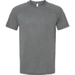 Bella + Canvas Men's Heather CVC Raglan T-Shirt | https://www.bestnamebadges.com