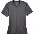 Team 365 Ladies' Sonic Heather Performance T-Shirt | https://www.bestnamebadges.com