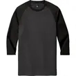 District Perfect Tri 3/4-Sleeve Raglan. | https://www.bestnamebadges.com
