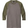 District Perfect Tri 3/4-Sleeve Raglan. | https://www.bestnamebadges.com