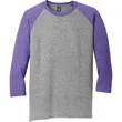 District Perfect Tri 3/4-Sleeve Raglan. | https://www.bestnamebadges.com