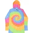 Tie-Dye Unisex Long Sleeve Hooded T-Shirt | https://www.bestnamebadges.com