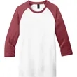 District Very Important Tee 3/4-Sleeve Raglan. | https://www.bestnamebadges.com