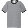 Port & Company Core Cotton Ringer Tee. | https://www.bestnamebadges.com