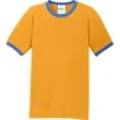 Port & Company Core Cotton Ringer Tee. | https://www.bestnamebadges.com