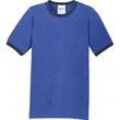 Port & Company Core Cotton Ringer Tee. | https://www.bestnamebadges.com