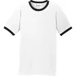Port & Company Core Cotton Ringer Tee. | https://www.bestnamebadges.com