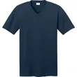 Port & Company Core Cotton V-Neck Tee. | https://www.bestnamebadges.com