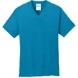 Port & Company Core Cotton V-Neck Tee. | https://www.bestnamebadges.com