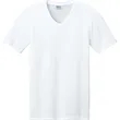 Port & Company Core Cotton V-Neck Tee. | https://www.bestnamebadges.com