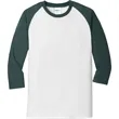 Port & Company Core Blend 3/4-Sleeve Raglan Tee. | https://www.bestnamebadges.com