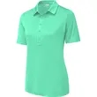 Sport-Tek Women's Posi-UV Pro Polo. | https://www.bestnamebadges.com