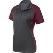 Sport-Tek Women's Colorblock Micropique Sport-Wick Polo. | https://www.bestnamebadges.com