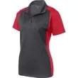 Sport-Tek Women's Colorblock Micropique Sport-Wick Polo. | https://www.bestnamebadges.com