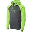 Sport-Tek Sport-Wick Varsity Fleece Full-Zip Hooded Jacket. | https://www.bestnamebadges.com