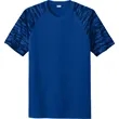 Sport-Tek Drift Camo Colorblock Tee | https://www.bestnamebadges.com