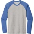 Sport-Tek PosiCharge Long Sleeve Tri-Blend Wicking Raglan... | https://www.bestnamebadges.com