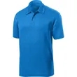 Sport-Tek Heather Contender Polo. | https://www.bestnamebadges.com