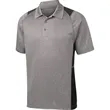Sport-Tek Heather Colorblock Contender Polo. | https://www.bestnamebadges.com