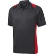 Sport-Tek Heather Colorblock Contender Polo. | https://www.bestnamebadges.com