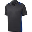 Sport-Tek Heather Colorblock Contender Polo. | https://www.bestnamebadges.com