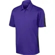 Sport-Tek PosiCharge Active Textured Colorblock Polo. | https://www.bestnamebadges.com