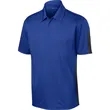 Sport-Tek PosiCharge Active Textured Colorblock Polo. | https://www.bestnamebadges.com