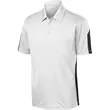 Sport-Tek PosiCharge Active Textured Colorblock Polo. | https://www.bestnamebadges.com