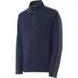Sport-Tek Sport-Wick Textured Colorblock 1/4-Zip Pullover. | https://www.bestnamebadges.com