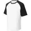 Sport-Tek Short Sleeve Colorblock Raglan Jersey. | https://www.bestnamebadges.com