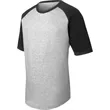 Sport-Tek Short Sleeve Colorblock Raglan Jersey. | https://www.bestnamebadges.com