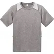 Sport-Tek Youth Heather Colorblock Contender Tee. | https://www.bestnamebadges.com