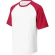 Sport-Tek Youth Short Sleeve Colorblock Raglan Jersey. | https://www.bestnamebadges.com