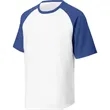 Sport-Tek Youth Short Sleeve Colorblock Raglan Jersey. | https://www.bestnamebadges.com