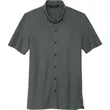 Mercer+Mettle Stretch Pique Full-Button Polo | https://www.bestnamebadges.com