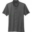 Mercer+Mettle Stretch Pique Full-Button Polo | https://www.bestnamebadges.com
