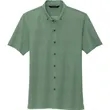 Mercer+Mettle Stretch Pique Full-Button Polo | https://www.bestnamebadges.com