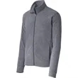 Port Authority Heather Microfleece Full-Zip Jacket. | https://www.bestnamebadges.com