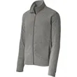 Port Authority Heather Microfleece Full-Zip Jacket. | https://www.bestnamebadges.com